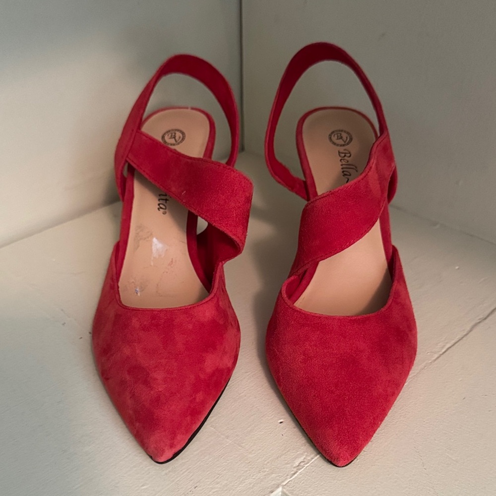 Bella Vita Arabella Suede Heels - Sz 8 Women’s